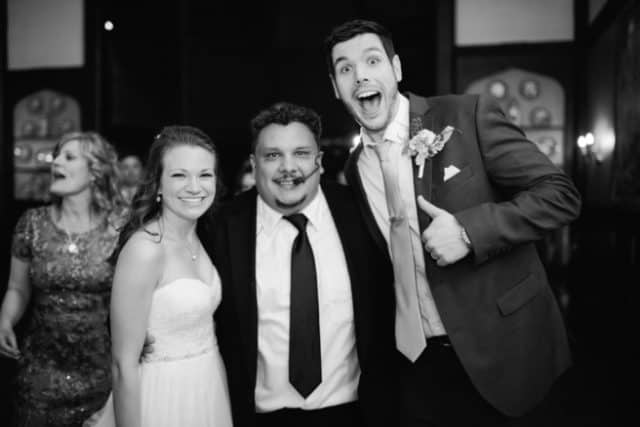 Emily and Tyler hire DJ P-LO-They could not be happier!